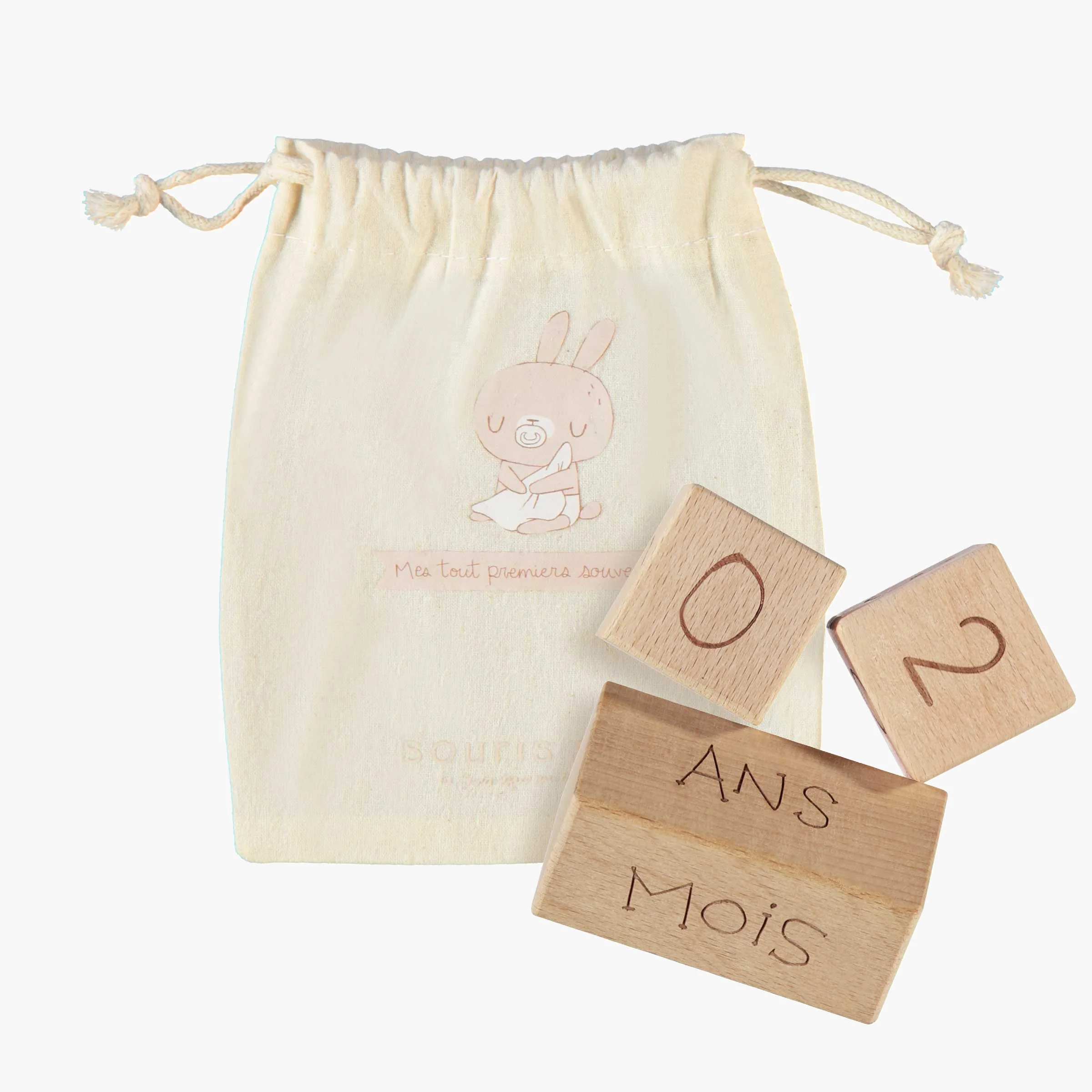 Coffret cadeau crème et beige « Le Premium » (14 pièces), naissance - Image 25