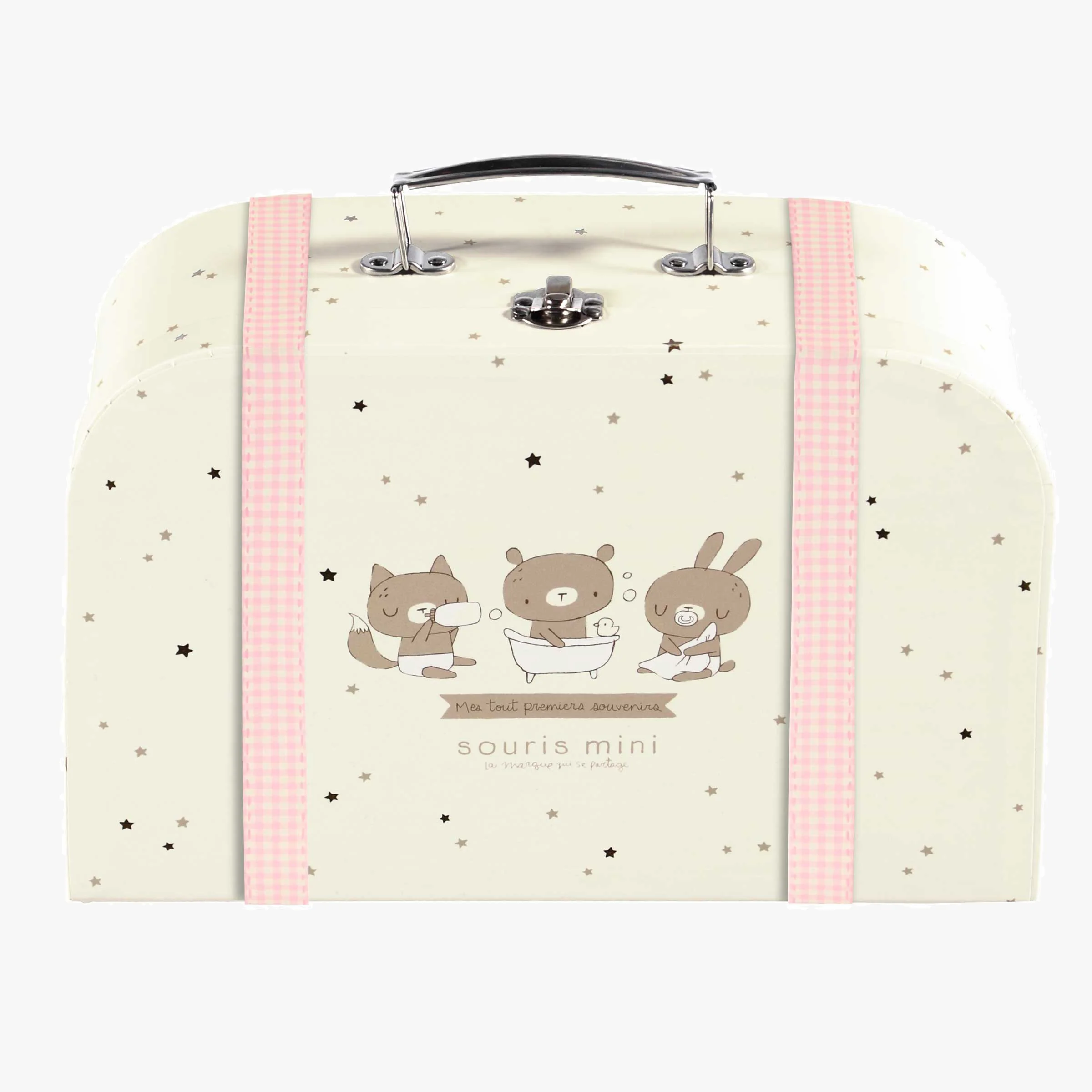 Coffret cadeau rose et crème « Le Premium » (14 pièces), naissance - Image 27